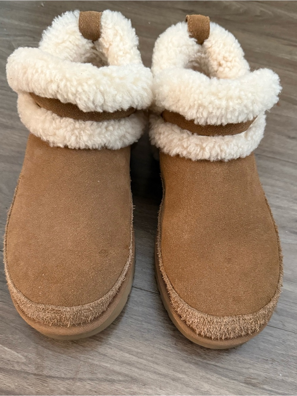 UGG classic ultra mini spillseam genuine shearling boot